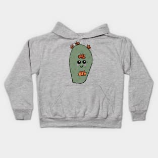 Cactus with Flowers Kids Hoodie